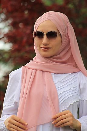 کلاه شنای حجاب صورتی زنانه Amisos Bone Şal Hazır Tesettür Giyim - کد 281462080