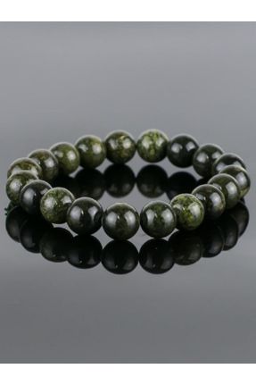 دستبند جواهر سبز مردانه سنگ طبیعی کد 281871324