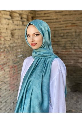 شال فیروزه ای زنانه ویسکون Fera Scarf - کد 283235616