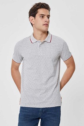 تیشرت طوسی مردانه رگولار Lee Cooper - کد 283359791