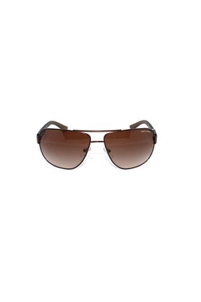 عینک آفتابی قهوه ای مردانه UV400 Armani Exchange - کد 40411632