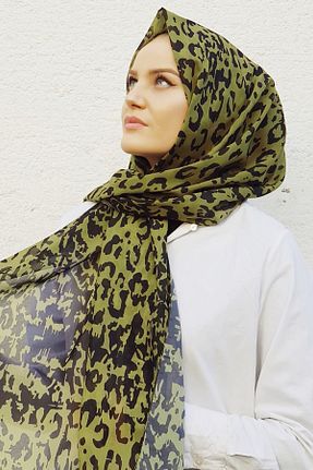 شال سبز زنانه شیفون Stella - کد 38897568