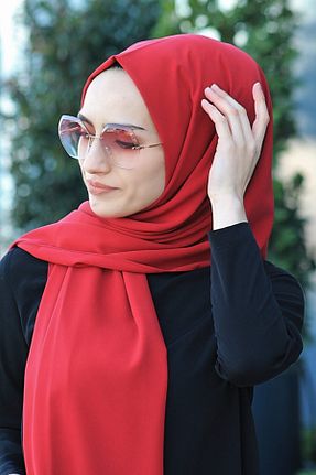 شال قرمز زنانه پلی استر Balse - کد 40543705