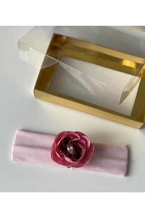 کش سر صورتی بچه گانه پنبه ای QUEEN AKSESUAR - کد 41489741