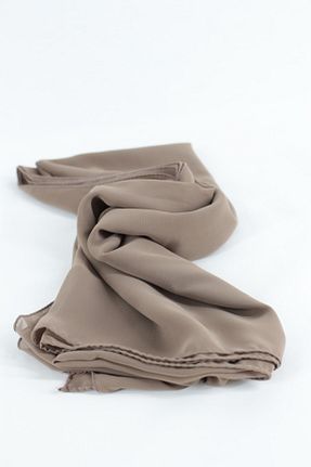 شال قهوه ای زنانه شیفون Duha Store - کد 41492863