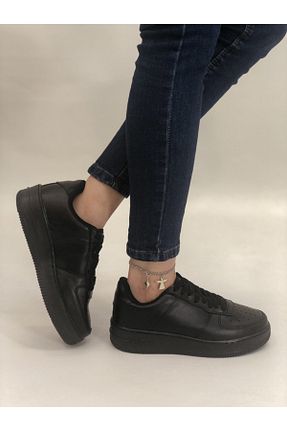 کفش اسنیکر مشکی زنانه بند دار Scor - کد 70588502