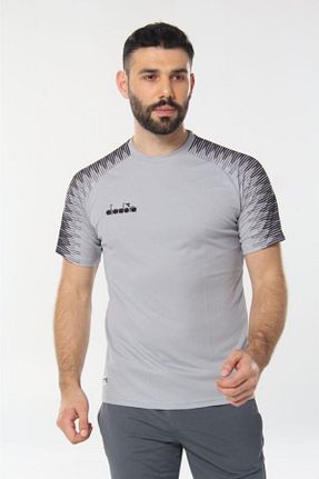 تیشرت اسپرت طوسی مردانه رگولار Diadora - کد 57670121