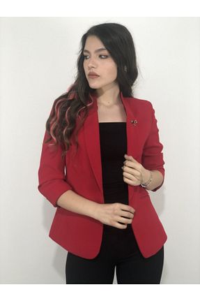 کت قرمز زنانه Blazer Ayhan - کد 71965431
