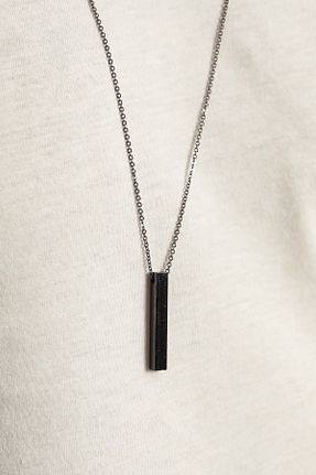 گردنبند استیل ( فولاد ) طوسی مردانه استیل (فولاد) Poniba - کد 92615452
