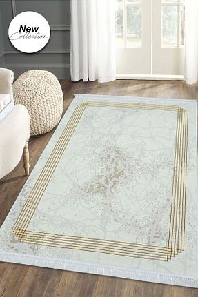 فرش طوسی زیره ضد لغزش Kervansaray Home - کد 283117344