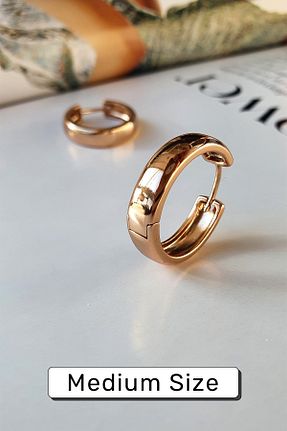 گوشواره جواهر طلائی زیرکن BUNNY - کد 233770393