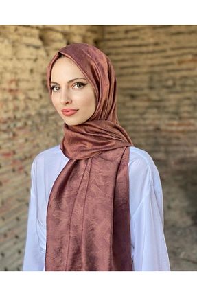 شال قهوه ای زنانه ویسکون Fera Scarf - کد 283235489
