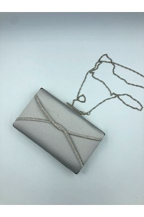 کیف مجلسی طلائی زنانه چرم مصنوعی LULE BAGS - کد 283254114