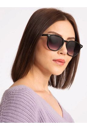 عینک آفتابی مشکی زنانه UV400 GHIA - کد 283305599
