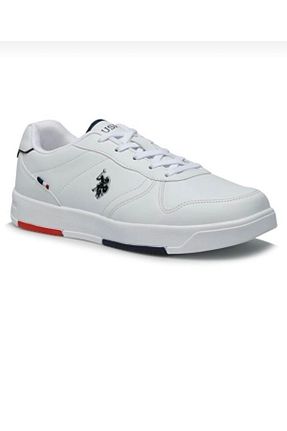 کفش اسنیکر سفید مردانه بند دار U.S. Polo Assn. - کد 264030714