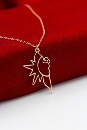 گردنبند نقره صورتی زنانه 925 عیار Silver And Silver - کد 283130441