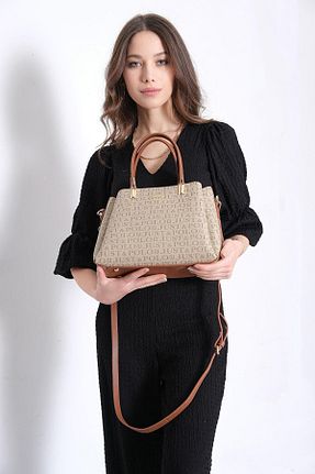 کیف دوشی قهوه ای زنانه چرم مصنوعی Just Polo - کد 79947766