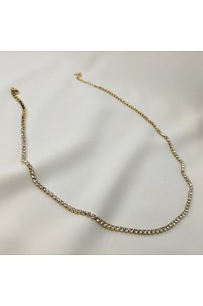گردنبند استیل ( فولاد ) طلائی استیل (فولاد) Entrendi Cansus - کد 284020805