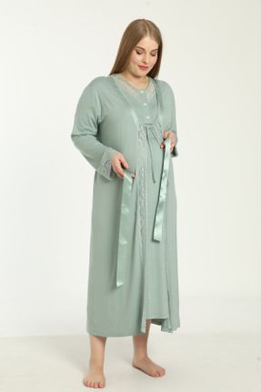 ست لباس راحتی حاملگی سبز زنانه پنبه (نخی) کد 285487550