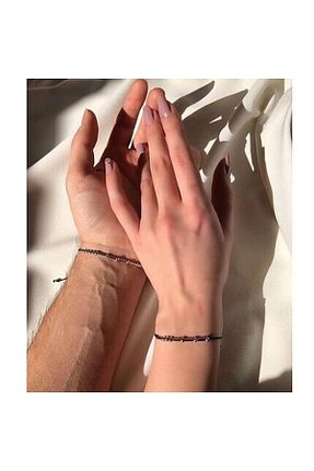 دستبند نقره طلائی زنانه Takıda silver - کد 213129331