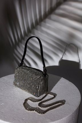 کیف مجلسی مشکی زنانه پارچه ای Moom Bag - کد 284329905