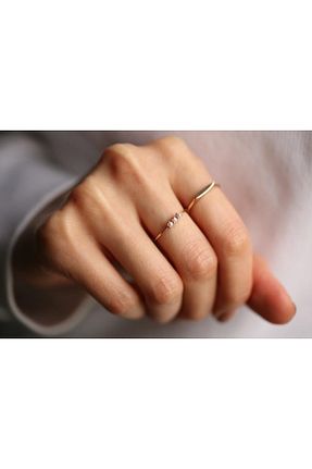 انگشتر طلا زرد زنانه 14 عیار Reis Kuyumculuk - کد 44296080