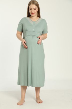 ست لباس راحتی حاملگی سبز زنانه پنبه (نخی) کد 285487550