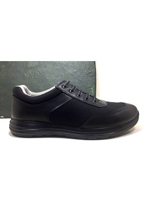 کفش کژوال مشکی مردانه چرم خالص sandal kundura - کد 283904836