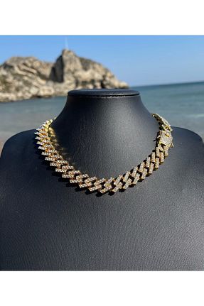 گردنبند استیل ( فولاد ) طلائی زنانه استیل (فولاد) Medusa Jewelry - کد 284204388