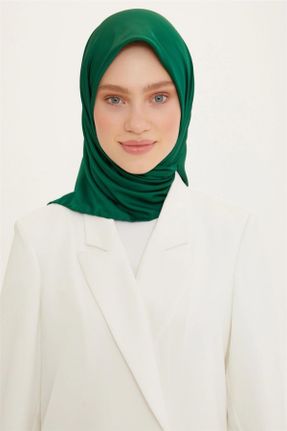 روسری سبز پلی استر 90 x 90 کد 284595418
