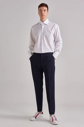 شلوار سرمه ای مردانه پشمی Hugo Boss - کد 284602711
