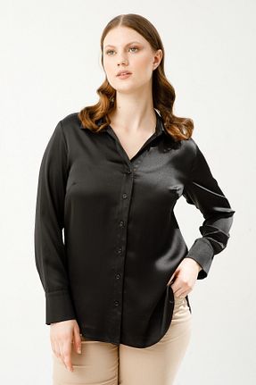بلوز مشکی زنانه ساده Ekol - کد 284717254