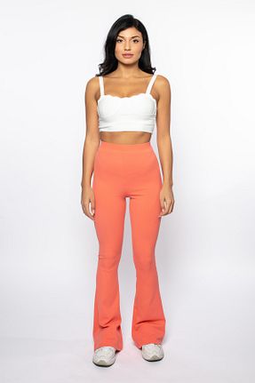 ساق شلواری نارنجی زنانه بافتنی Grenj Fashion - کد 284777290