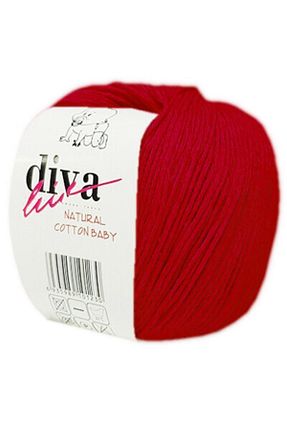 نخ بافندگی قرمز Diva İplik - کد 103124049