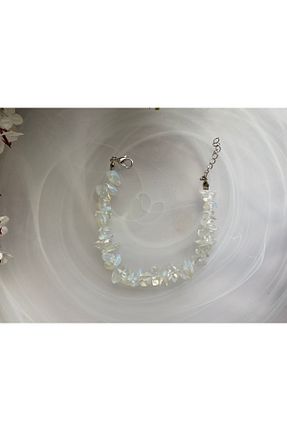 دستبند جواهر سفید زنانه سنگ طبیعی PelvedDesign - کد 286496298