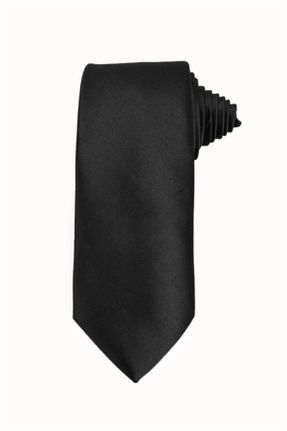 کراوات مشکی مردانه İnce پلی استر کد 3294712