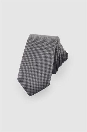 کراوات طوسی مردانه پلی استر İnce کد 238915965