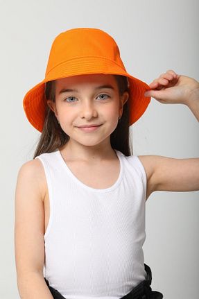 کلاه نارنجی بچه گانه پنبه ای FELLMENS - کد 286432878