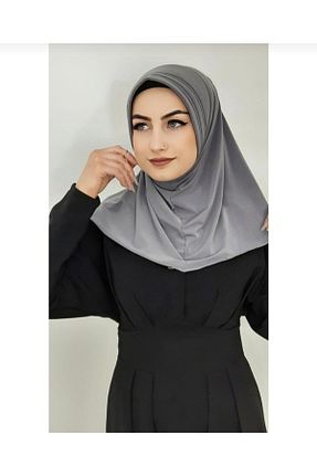 شال طوسی زنانه پنبه ای R&S modibone - کد 286832304