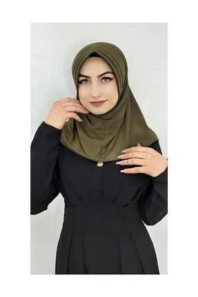 شال خاکی زنانه پنبه ای R&S modibone - کد 286845201