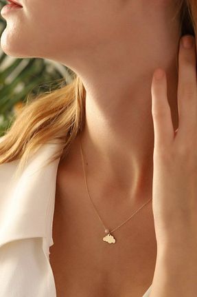 گردنبند نقره طلائی زنانه 925 عیار N!da Jewelry - کد 286576762