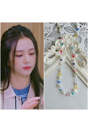 گردنبند جواهر رنگی زنانه اکریلیک Kpop Dünyasi - کد 286915253