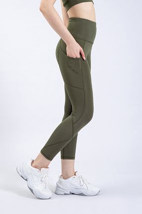 ساق شلواری اسپرت خاکی زنانه 7/8 Boy The Step Sports - کد 286945145