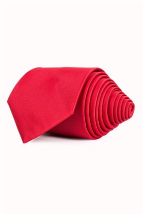 کراوات قرمز مردانه İnce پلی استر کد 3294179