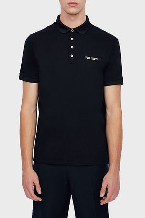 پولوشرت سرمه ای مردانه پنبه ای Armani Exchange - کد 286122314