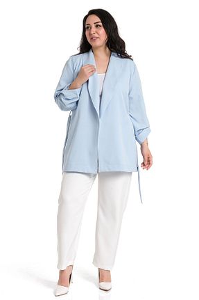 کت سایز بزرگ بژ زنانه پلی استر DISENTIS MODEST - کد 286187625