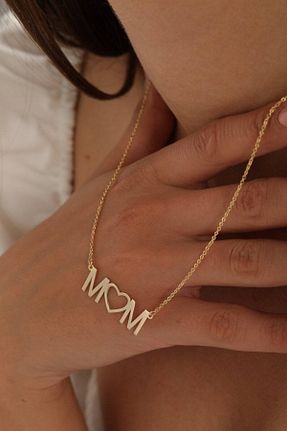گردنبند نقره طلائی زنانه 925 عیار N!da Jewelry - کد 286320647