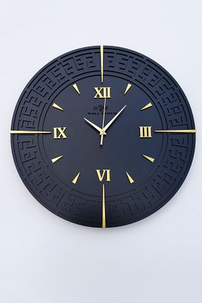 ساعت دیواری مشکی 50 * 50 aSSe Tasarım - کد 286832099