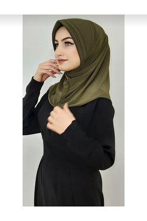 شال خاکی زنانه پنبه ای R&S modibone - کد 286845201