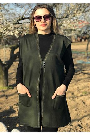جلیقه خاکی زنانه رگولار Nacar - کد 287021763
